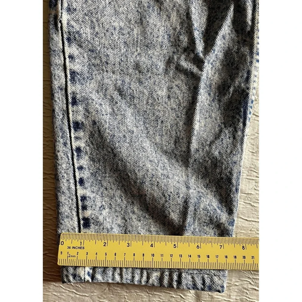 Vtg Mens Levis 550 Acid Wash Blue Jeans Denim W38 L30 TRUE 36 X 27.5